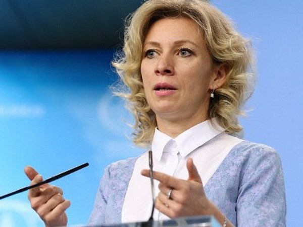 Người phát ngôn Bộ Ngoại giao Nga, bà Maria Zakharova. (Nguồn: news.am)