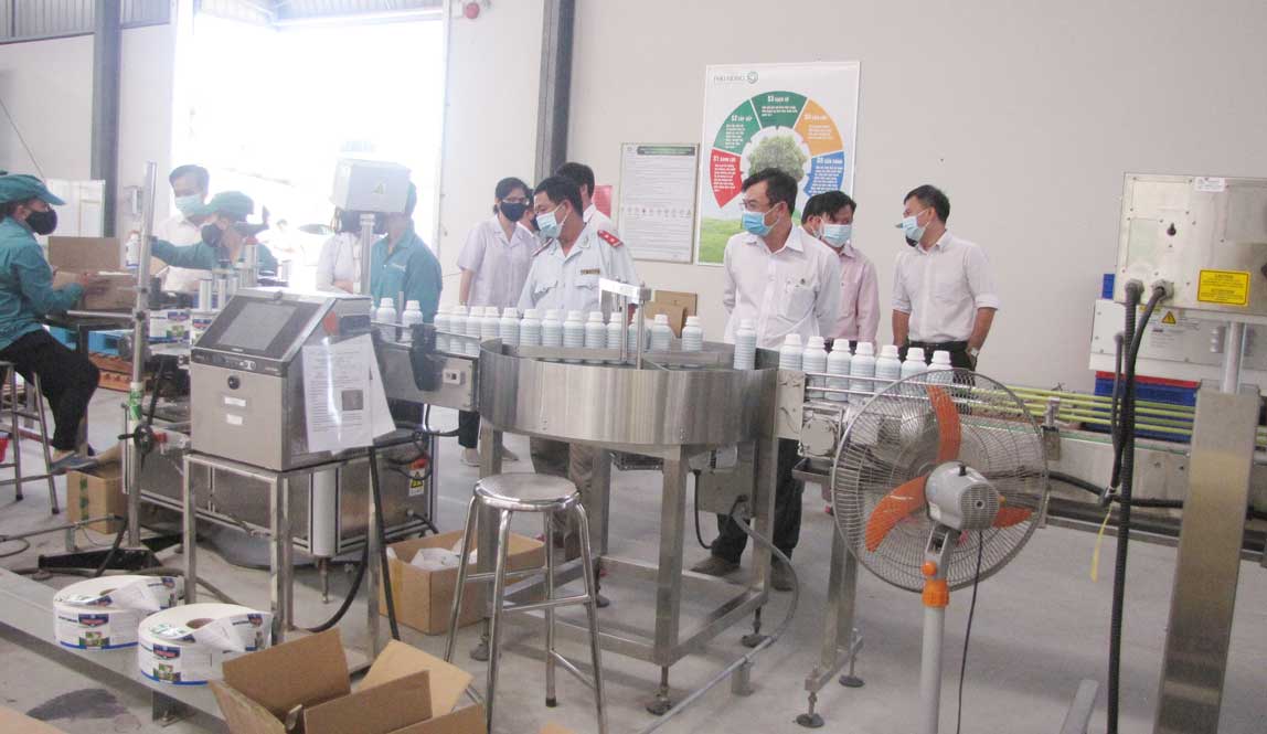 Đoàn kiểm tra liên ngành an toàn vệ sinh lao động kiểm tra tại doanh nghiệp trên địa bàn huyện Đức Hòa