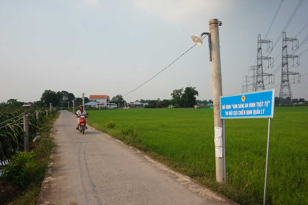 Mô hình Tuyến đường ánh sáng an ninh, trật tự tại ấp Bình Thủy