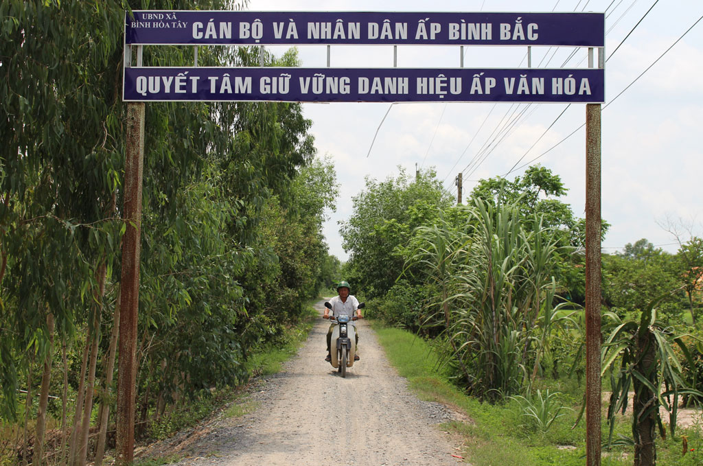 An ninh biên giới ổn định góp phần giúp ấp Bình Bắc giữ vững danh hiệu văn hóa nhiều năm liền