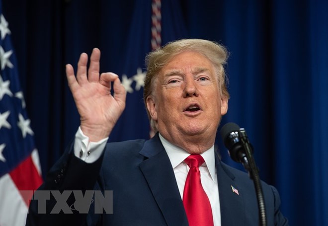 Tổng thống Mỹ Donald Trump. (Nguồn: AFP/TTXVN)