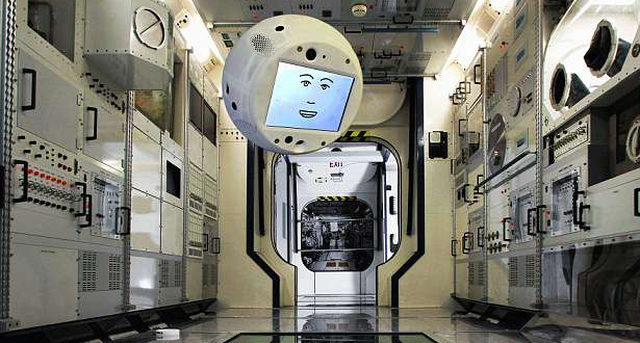 CIMON sẽ là một trong những robot hoạt động cùng phi hành gia trên ISS đầu tiên-Ảnh: NASA
