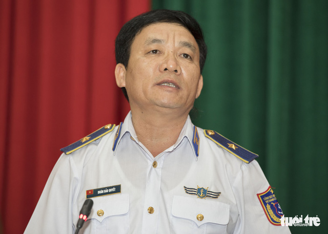 Thiếu tướng Doãn Bảo Quyết - phó chính ủy Cảnh sát biển Việt Nam - Ảnh: Việt Dũng