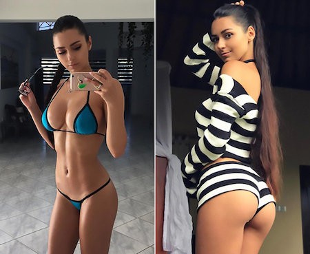 Helga Lovekaty, bạn gái của James Rodriguez đang gây nhiều chú ý