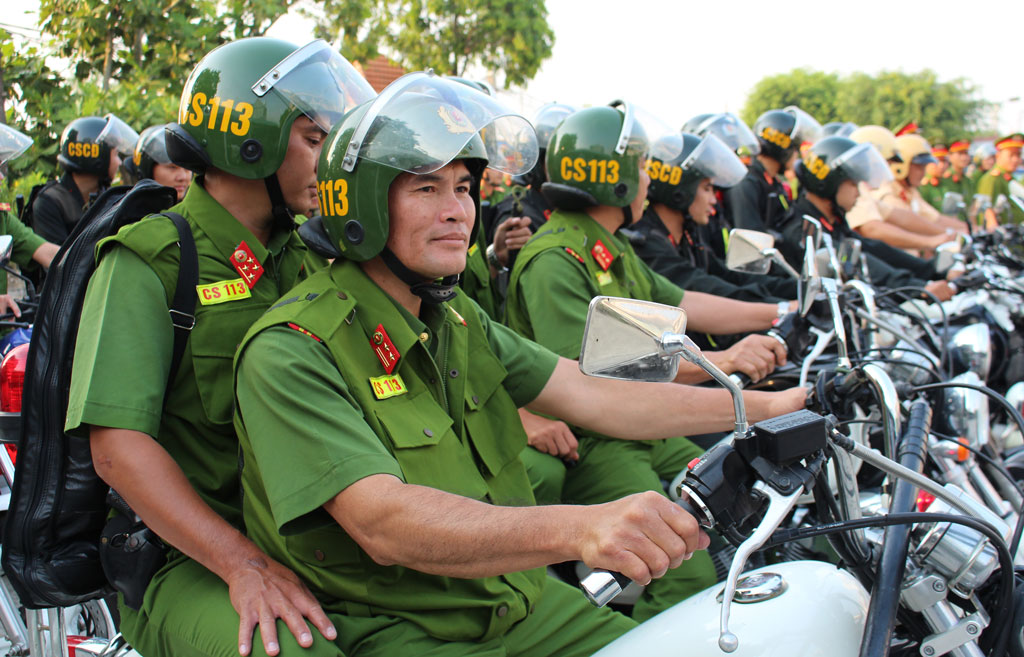 Lực lượng 09 Công an tỉnh ra quân tuần tra, kiểm soát