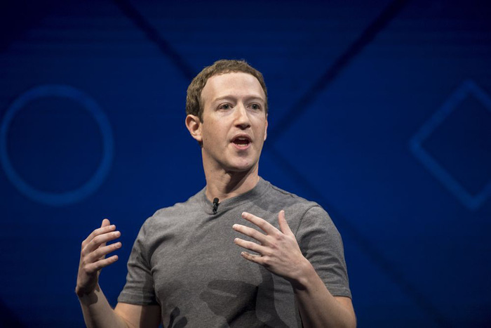 Tỉ phú Mark Zuckerberg - Ảnh; Bloomberg