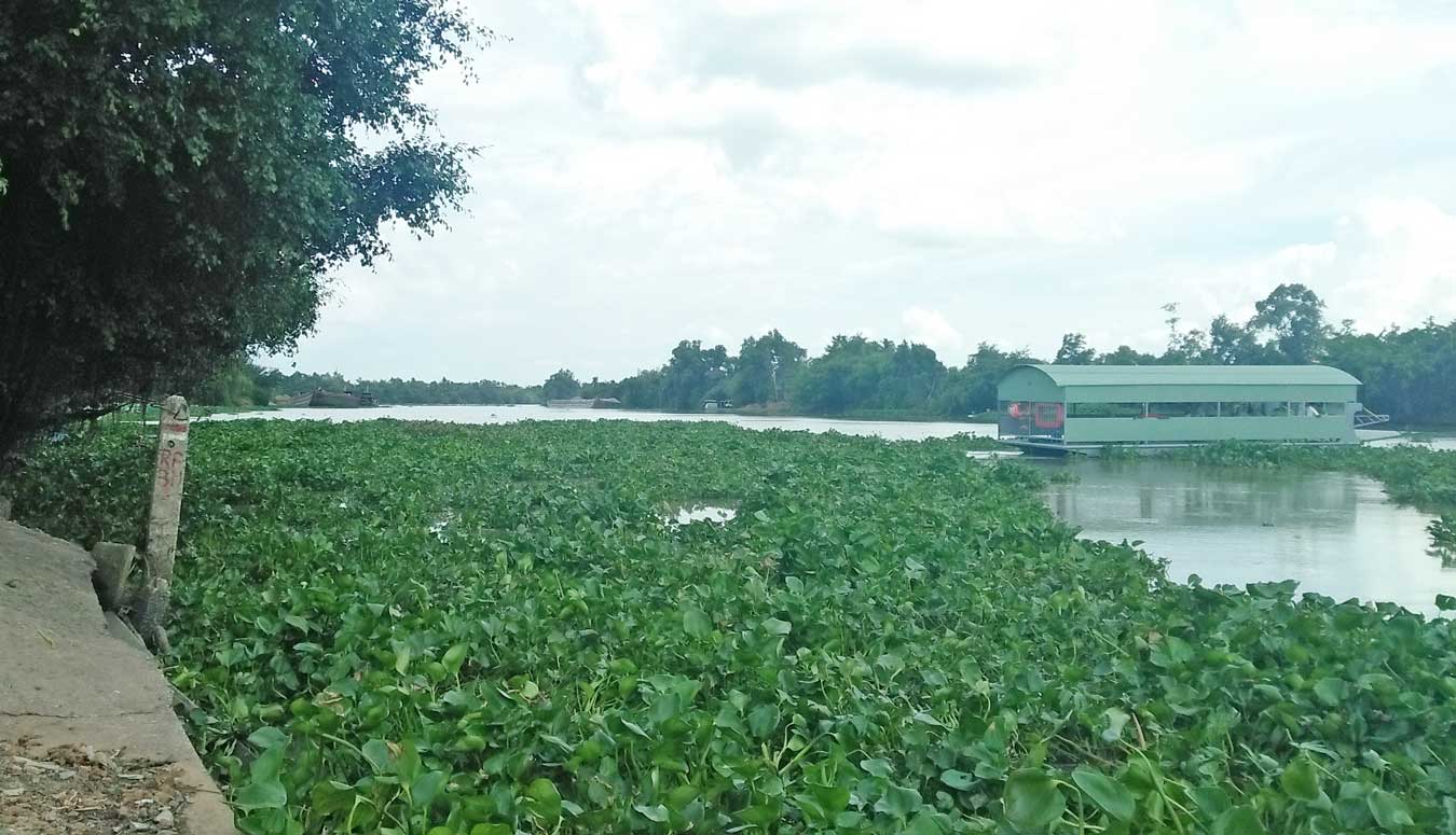 Thời gian qua, trên sông Vàm Cỏ Đông, đoạn qua địa bàn xã Lộc Giang, huyện Đức Hòa, nhiều đối tượng lén lút khai thác cát trái phép