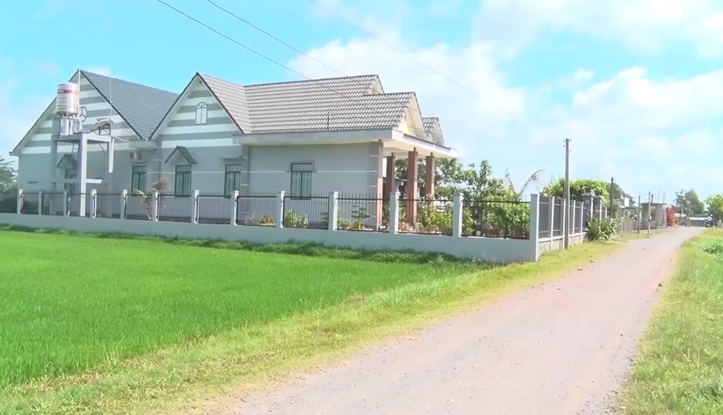 Hòa Khánh Đông chuyển mình Đời sống của người dân ngày càng được nâng lên