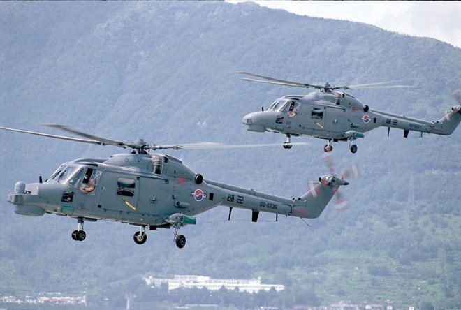 Máy bay trực thăng Super-Lynx của Hàn Quốc. (Nguồn: defesaaereanaval.com.br)