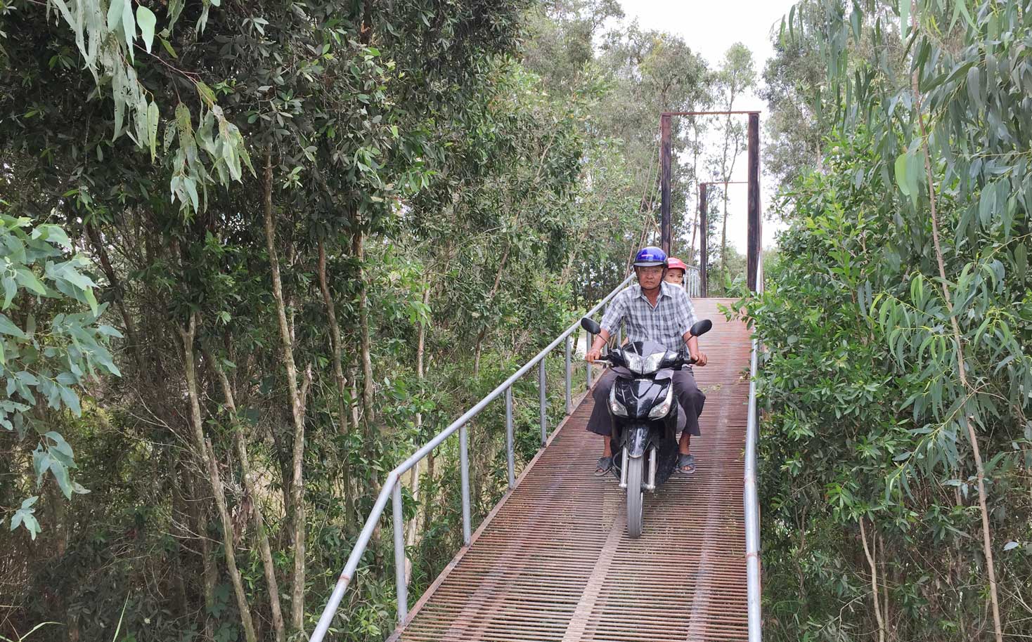 Người dân đóng góp 100% kinh phí xây dựng cầu giao thông nông thôn ấp Đá Biên, xã Thạnh Phước