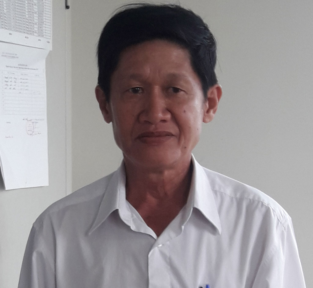 Ông Phạm Hoài Ân - Phó Chủ tịch Hội Cựu chiến binh xã Bình Lãng, huyện Tân Trụ
