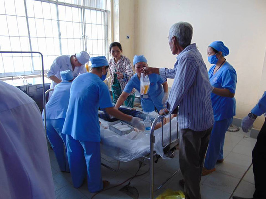 Bệnh viện Đa khoa Bạc Liêu đang tích cực cứu chữa cho các nạn nhân