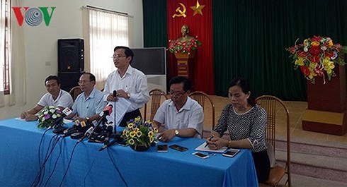 Đại diện đoàn công tác của Bộ GD-ĐT, lãnh đạo tỉnh Sơn La thông tin về điểm thi bất thường tại địa phương 