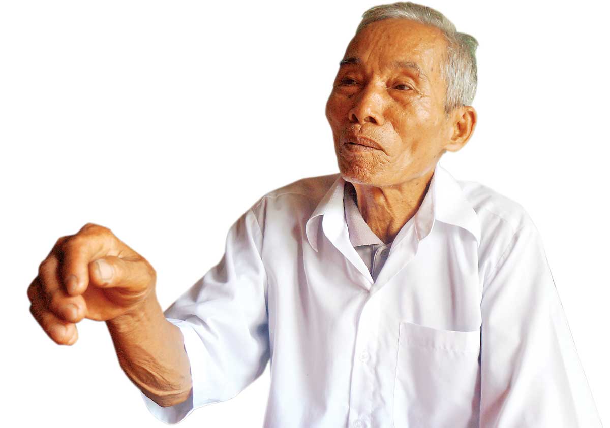 Ông Nguyễn Văn Nghiệm là người từng chôn cất liệt sĩ ở khu vực Gò Sói. Ông cũng là người nhiệt tình chỉ dẫn ngành chức năng tìm kiếm, quy tập  hài cốt liệt sĩ ở khu vực này