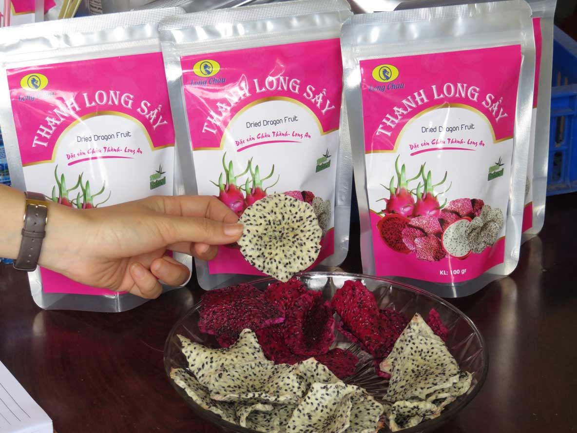 Đa dạng các sản phẩm từ trái thanh long Thanh long sấy dẻo