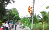 Nhơn Ninh thực hiện mô hình Ánh sáng an ninh, trật tự