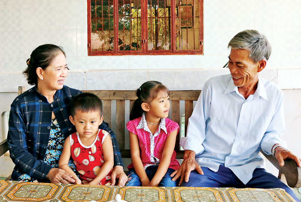 Với vợ chồng ông Lê Phước Hưng, bà Trần Thị Chính, con hiền, cháu thảo là điều hạnh phúc không gì sánh được