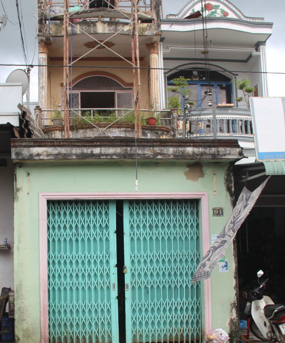 Căn nhà và đất thửa số 70 đã bị cưỡng chế giao lại cho ông Đào Văn Phúc sử dụng, tại ấp 4, xã Phước Vân, huyện Cần Đước