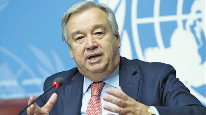 Tổng thư ký Liên hợp quốc Antonio Guterres. (Nguồn: The Asian Age)