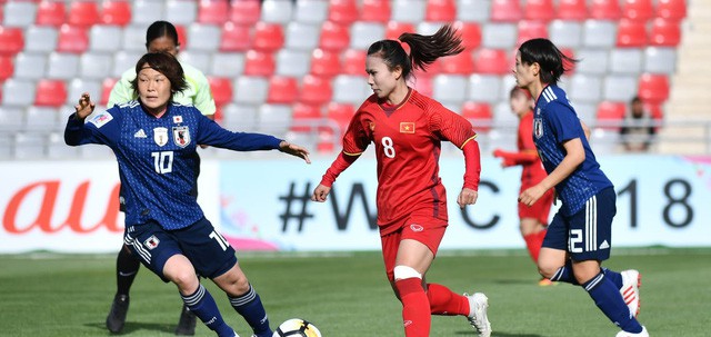Đội tuyển nữ Việt Nam thua đậm Nhật Bản trong trận đấu thứ 2 của mình tại Asiad 2018