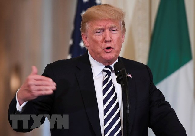 Tổng thống Mỹ Donald Trump. (Nguồn: AFP/TTXVN)