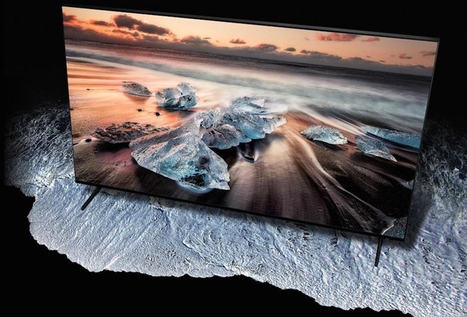 Mẫu tivi Samsung Q900R độ nét 8K. (Nguồn: Forbes)