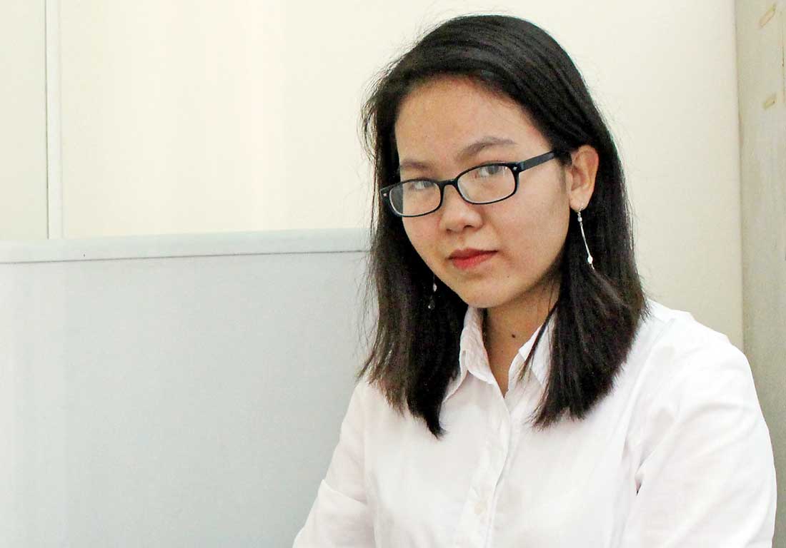 Em Ngô Thanh Xuân tiếp tục cố gắng, nỗ lực hết mình trong thời gian ngồi trên giảng đường đại học