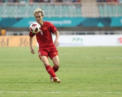 Vietnamese striker Nguyen Van Toan. (Photo: vov.vn)