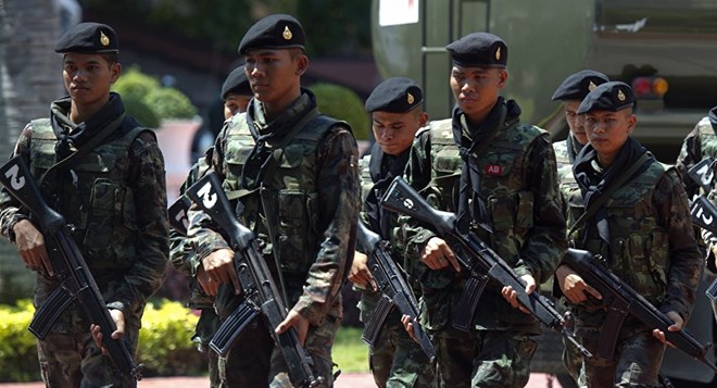 Lực lượng an ninh Thái Lan. (Nguồn: Sputnik)