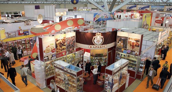 Quang cảnh một hội chợ World Food Moscow. (Nguồn: mice.az)