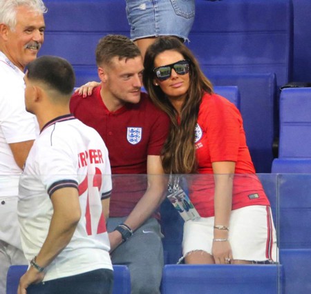 Rebekah Vardy lúc nào cũng ủng hộ ông xã