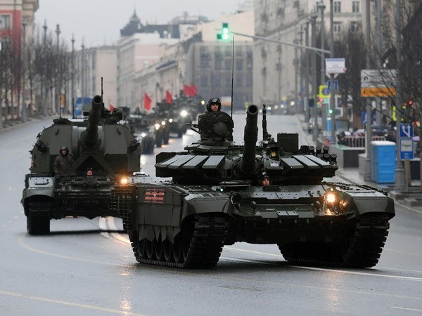 Xe tăng T-72B3 của Nga. (Nguồn: AFP/TTXVN)