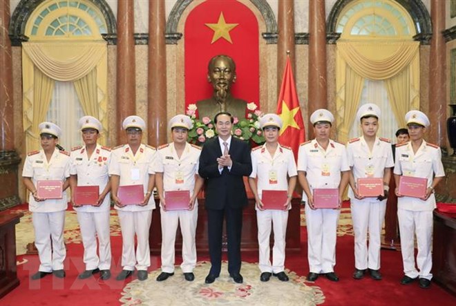 Chủ tịch nước Trần Đại Quang với sự nghiệp bảo vệ an ninh, trật tự