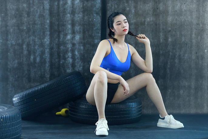 Ngô Thị Ngọc Linh, từng nằm trong top 5 thí sinh có gương mặt thể thao đẹp nhất Fitness model sinh viên 2018