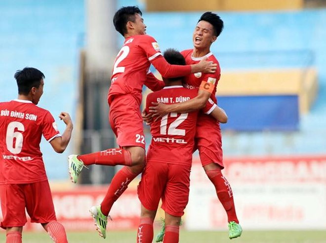 Viettel giành vé thăng hạng V-League. (Nguồn: Viettel FC)