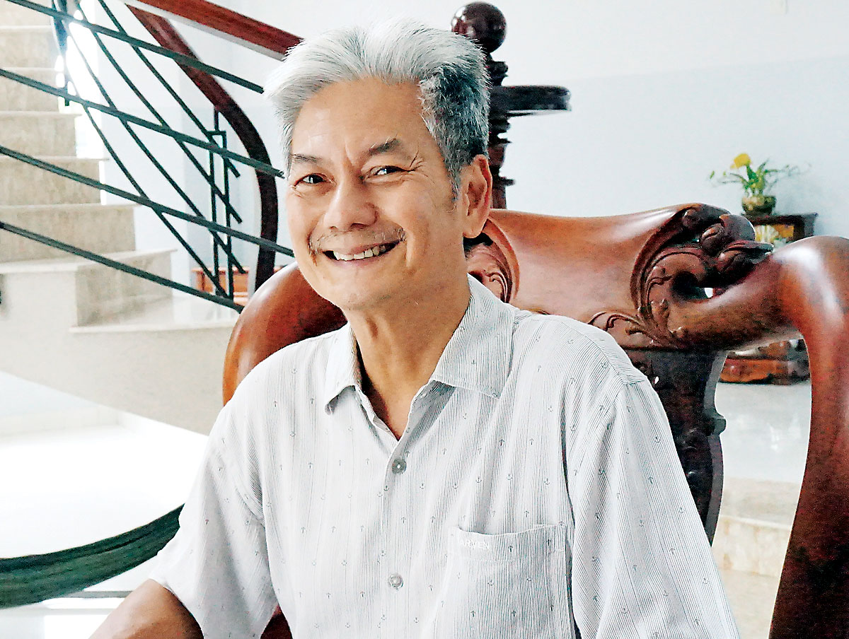 Ông Nguyễn Ngọc Ánh kể về các công trình hỗ trợ quê hương Long An