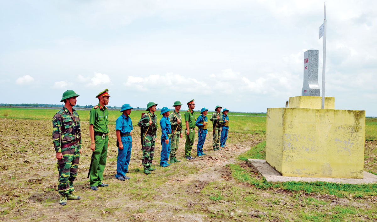  Bộ đội Biên phòng tỉnh thường xuyên tuần tra, kiểm soát dọc tuyến biên giới