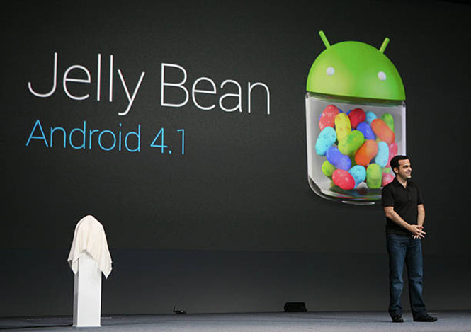 Khoảng 32 triệu điện thoại Android đang chạy phiên bản Jelly Bean. Ảnh: AFP