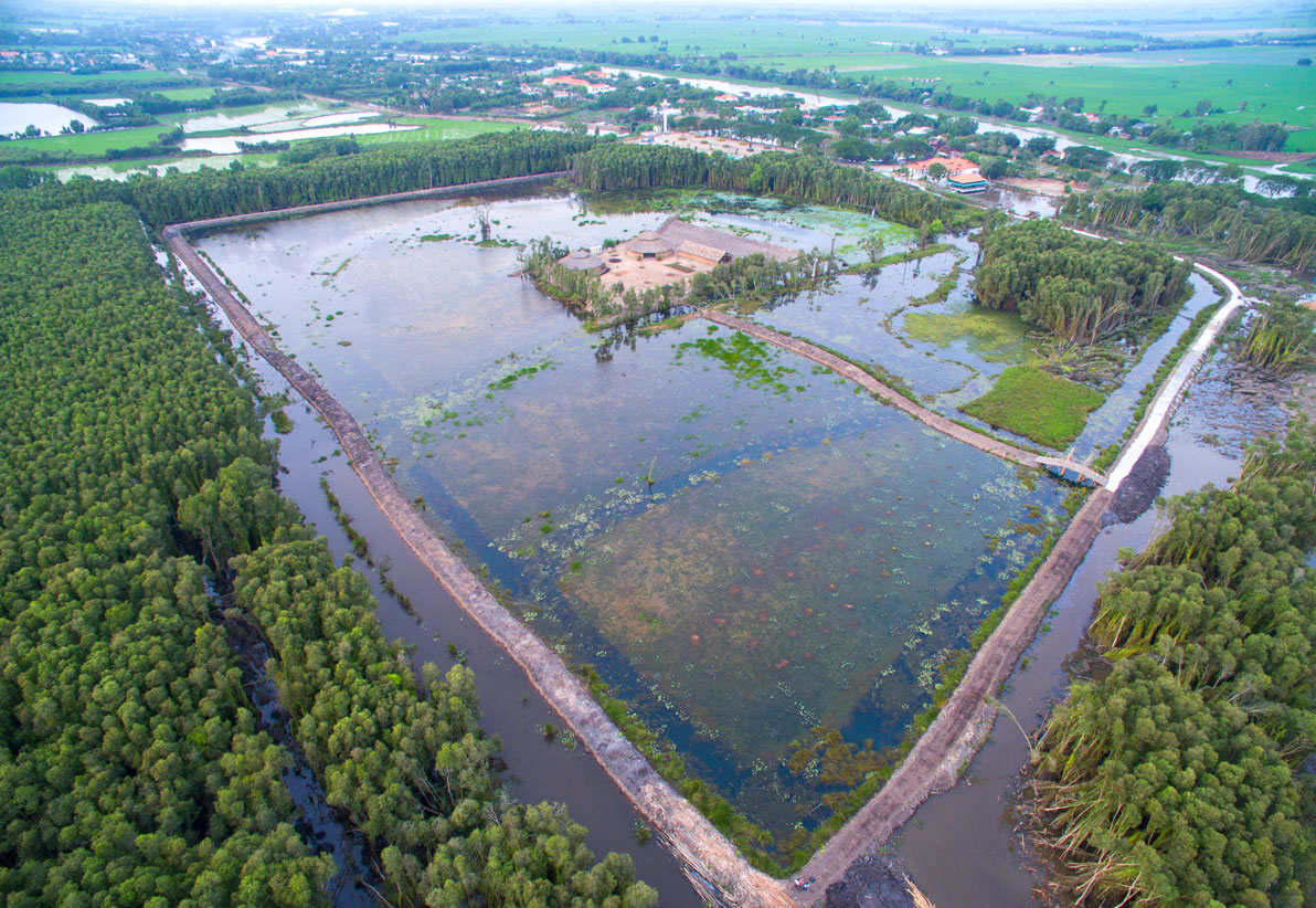 Làng nổi Tân Lập với diện tích hơn 130ha