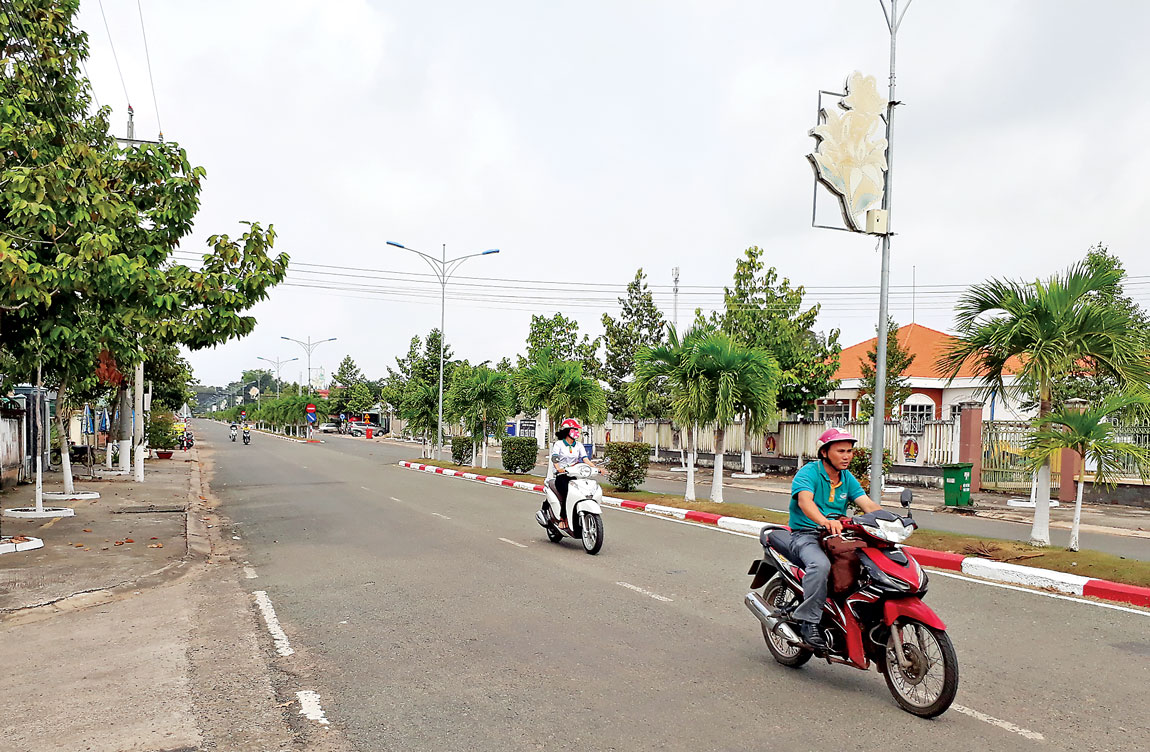 Phấn đấu đến năm 2020, thị trấn Vĩnh Hưng có kết cấu hạ tầng đạt chuẩn đô thị loại IV