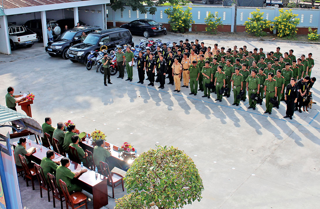 ​Lực lượng 09 ra quân tuần tra phòng, chống tội phạm