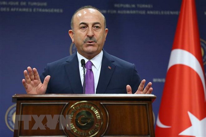 Ngoại trưởng Thổ Nhĩ Kỳ Mevlut Cavusoglu. (Ảnh: AFP/TTXVN)