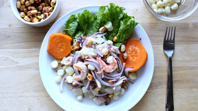 Gỏi hải sản Ceviche kiểu Mỹ Latin