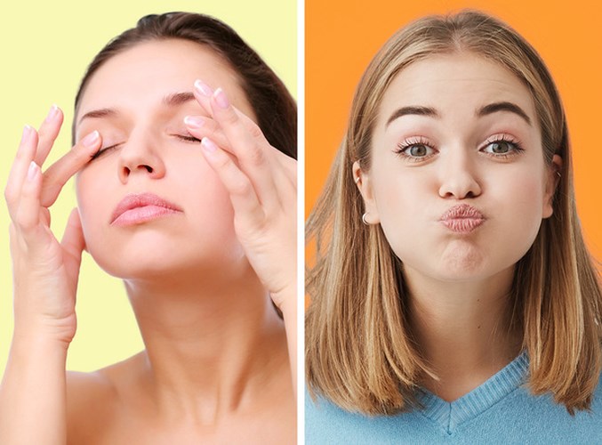 Tập luyện cho khuôn mặt: Đây là một phương pháp mang lại hiểu quả trong việc trẻ hóa khuôn mặt