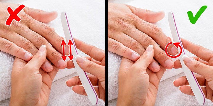 Theo bác sĩ Marie-Pierre Hill-Sylvestre cắt móng tay ướt tốt hơn khi móng khô, ngoài ra khi móng ướt lấy đi phần bụi bẩn còn bám trên móng dễ dàng hơn
