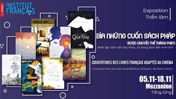 Tuần văn học Pháp 2018 có chủ đề "Từ trang sách đến màn ảnh." (Ảnh: BTC)