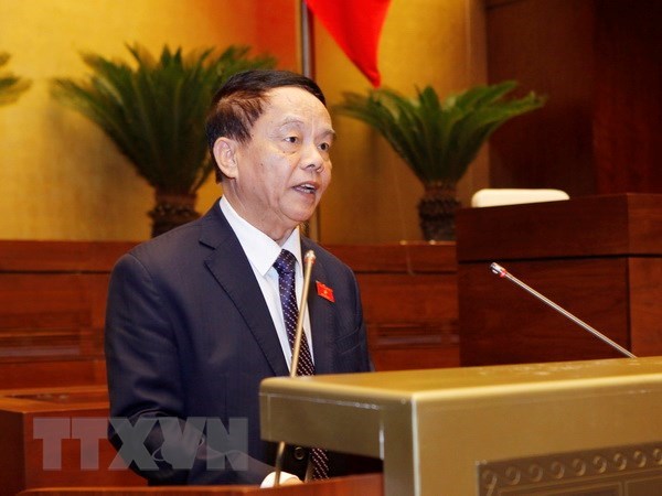 Luật Công an nhân dân sửa đổi: Số lượng tướng công an không quá 201 Chủ nhiệm Ủy ban Quốc phòng và An ninh của Quốc hội Võ Trọng Việt. (Ảnh: Lâm Khánh/TTXVN)