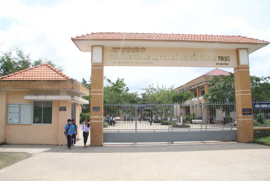 Ngôi trường mang tên Anh hùng dân tộc Nguyễn Trung Trực