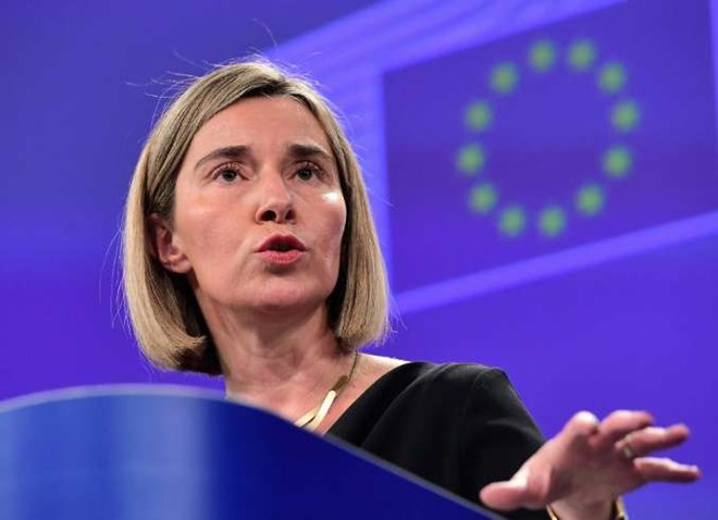 Bà Federica Mogherini. (Nguồn: Pulse.ng)