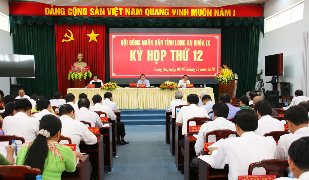 Thường trực HĐND tỉnh, UBND tỉnh Long An báo cáo tiếp thu, giải trình tại kỳ họp thứ 12